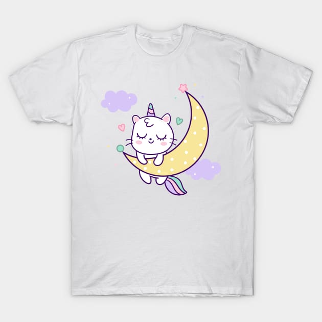 Cat Dream T-Shirt by CatMarceline
